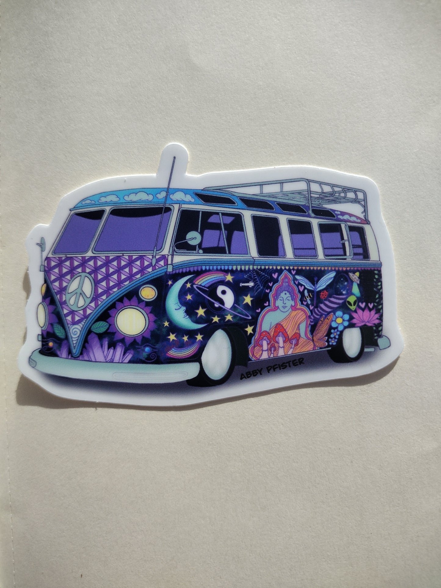 Hippie Van Sticker