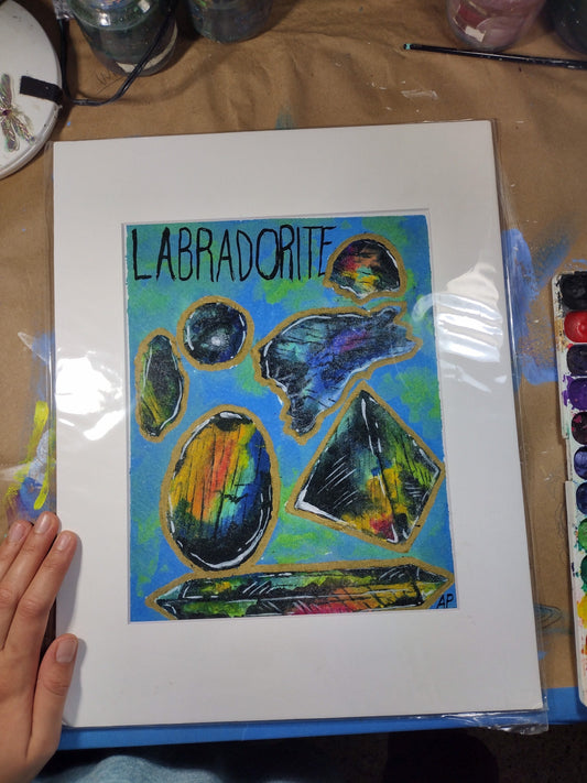 Labradorite Print 11x4