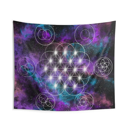 Flower of Life Formation Wall Tapestries