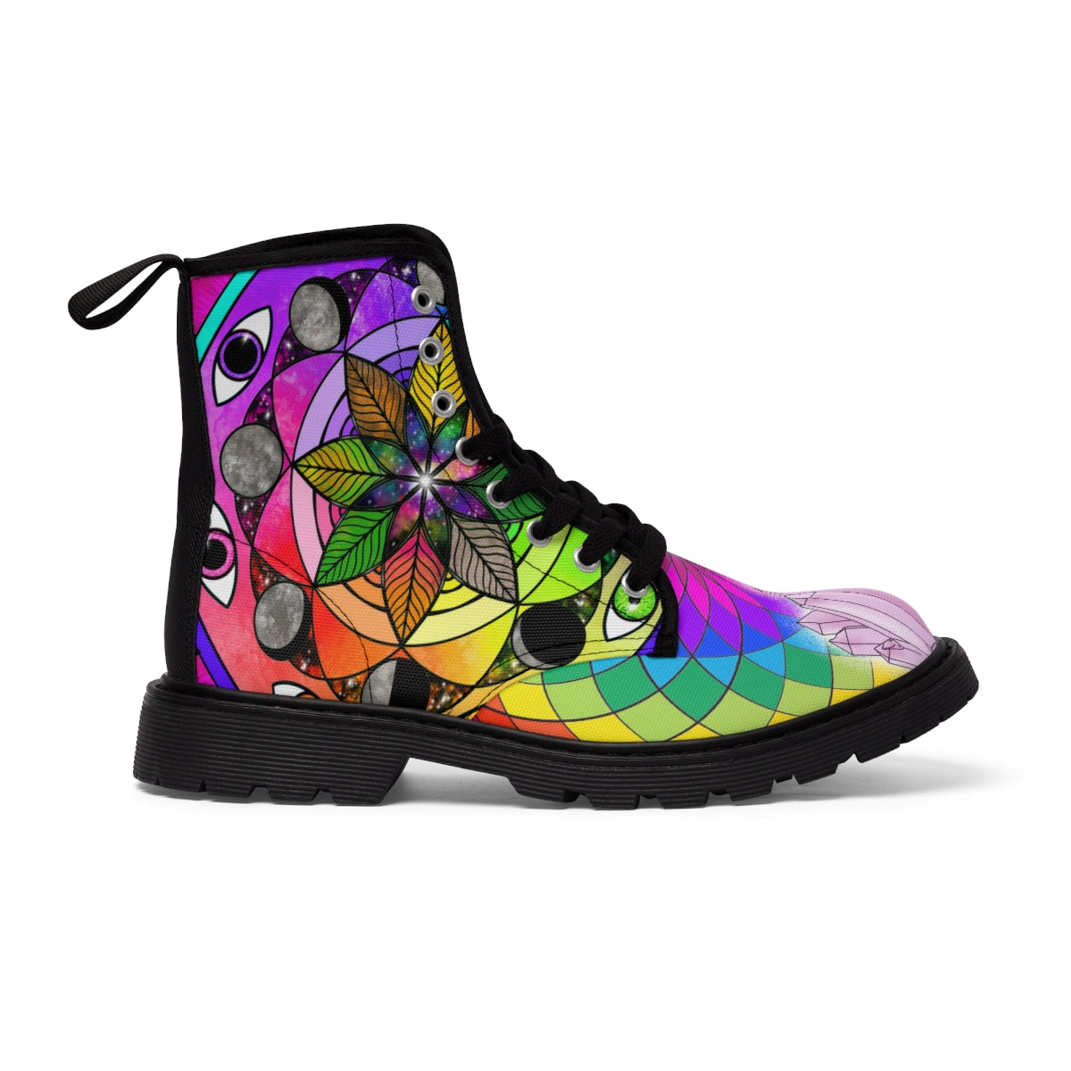Women’s Rainbow Sacred Geometry Cosmic Boots