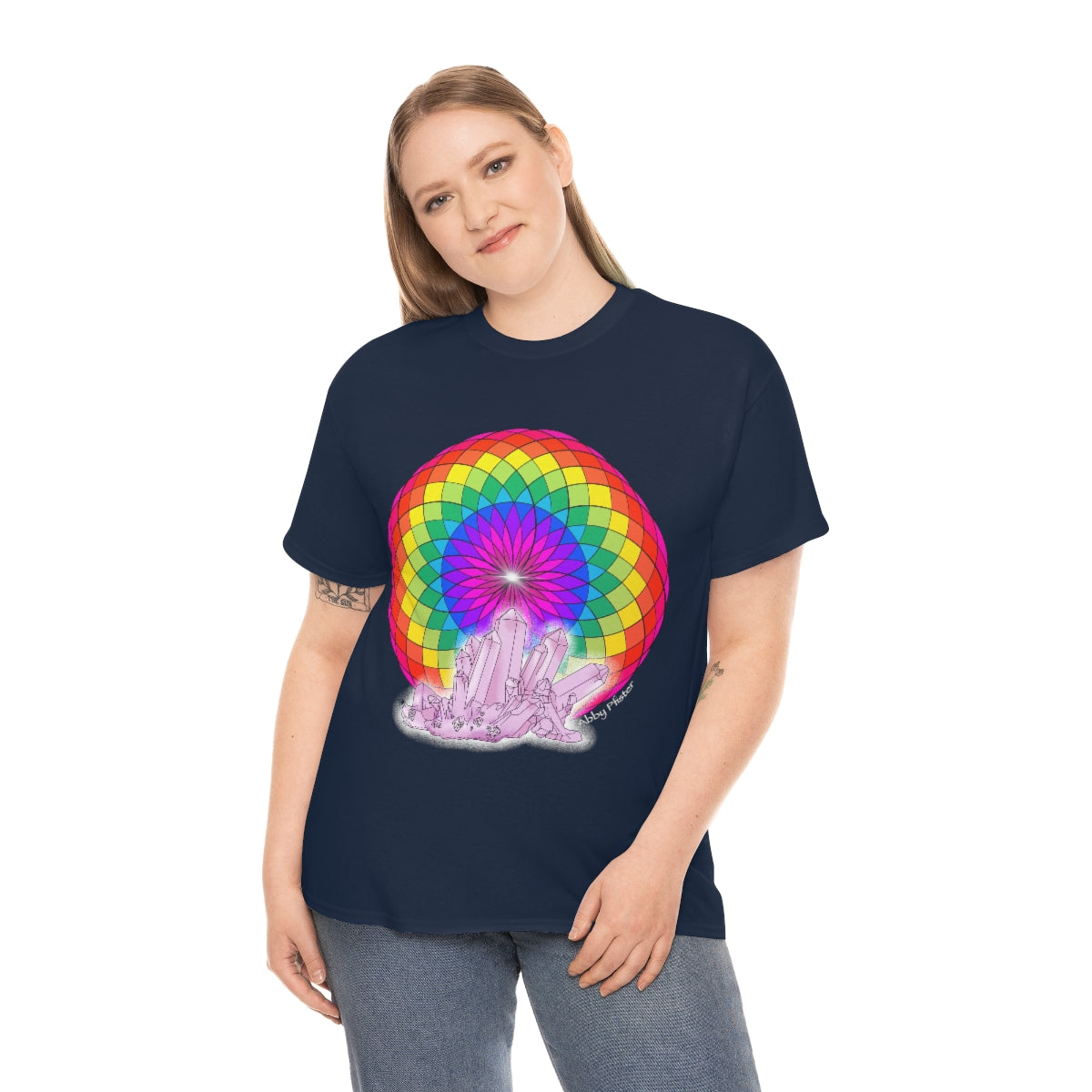 Crystal Mandala Cotton Shirt