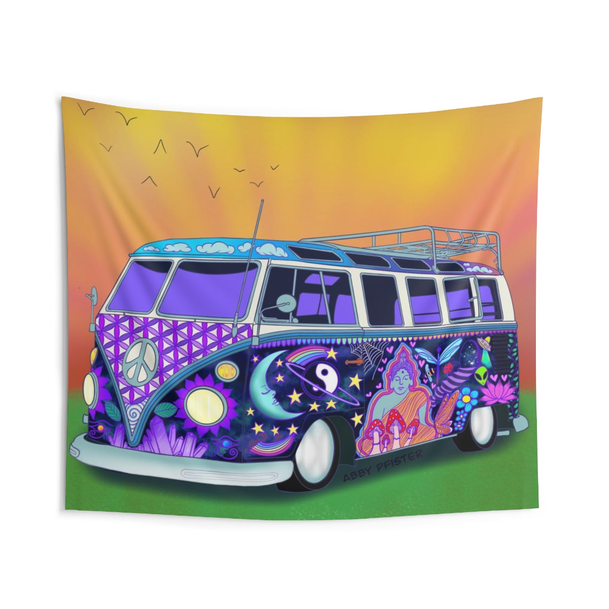 Hippie Van Wall Tapestries