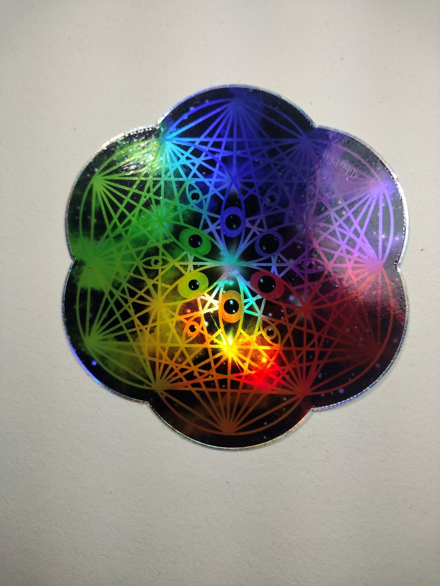Rainbow Seed of Life Sticker