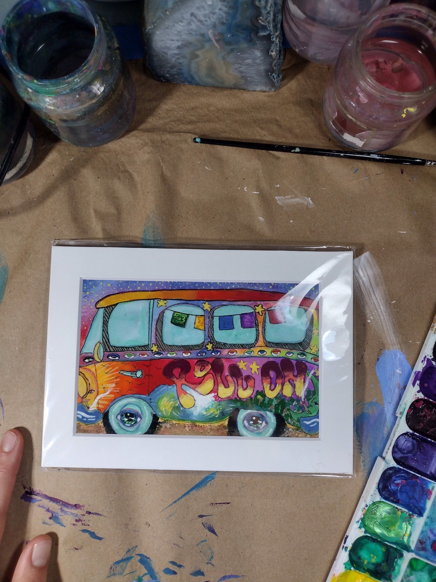 Hippie Van Print 5x7